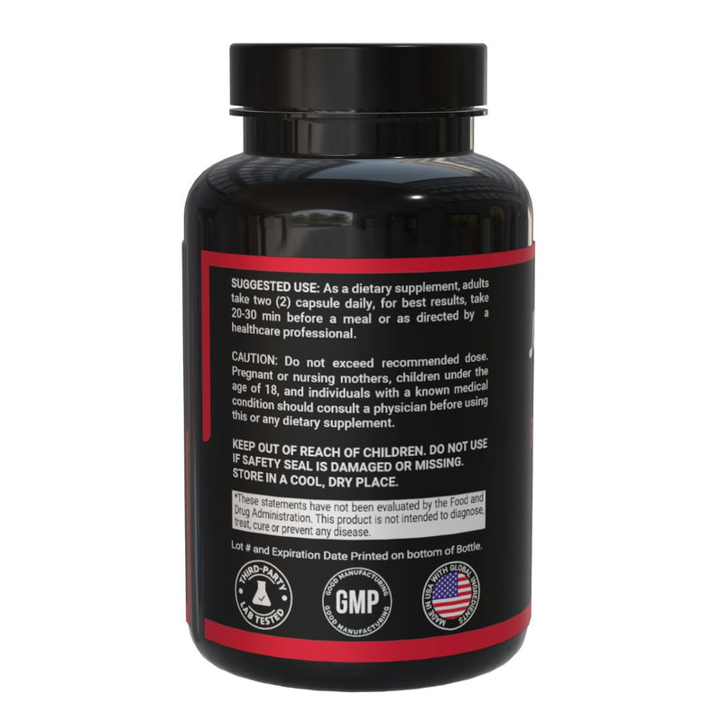 Load image into Gallery viewer, Berberine HCI supplement facts and ingredients - 1200mg per serving, non-GMO, allergen-free