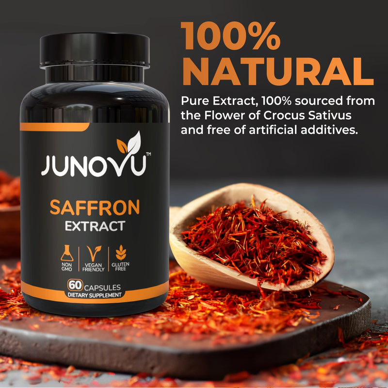 Load image into Gallery viewer, 100% natural Saffron Extract - Vegan, allergen-free, non-GMO supplement made in USA